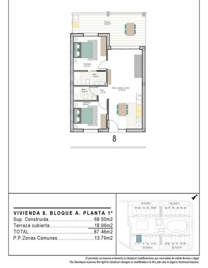 Image No.22-2 Bed Apartment for sale