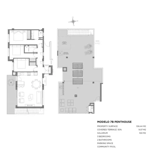 Image No.9-3 Bed Penthouse for sale