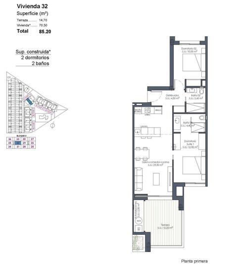 Image No.31-2 Bed Apartment for sale