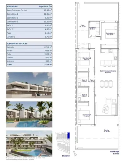 Image No.12-3 Bed Apartment for sale