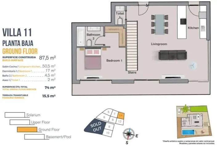 Image No.35-3 Bed Villa for sale