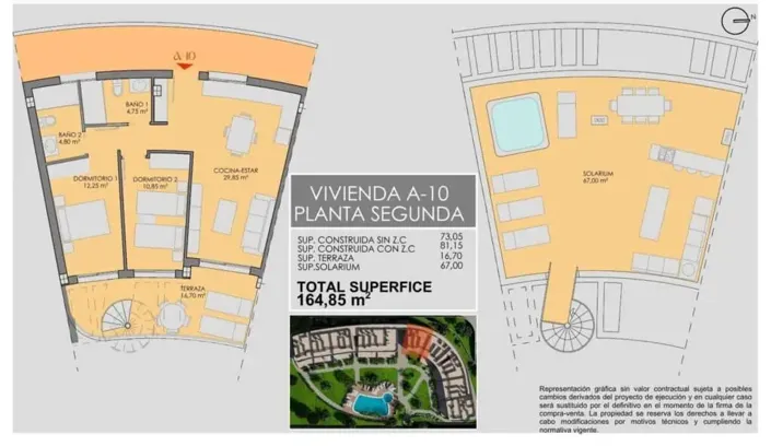 Image No.20-2 Bed Penthouse for sale