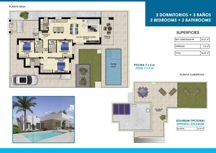 Image No.36-3 Bed Villa for sale