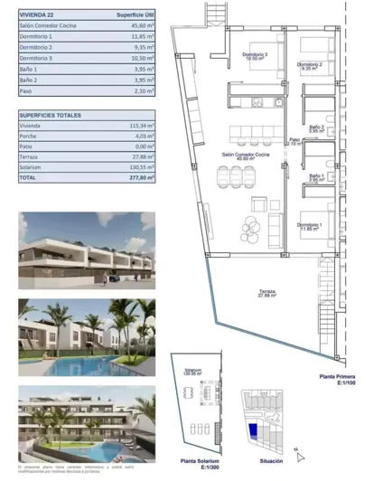 Image No.14-3 Bed Apartment for sale
