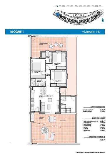 Image No.8-3 Bed Apartment for sale