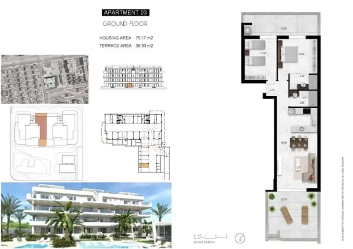 Image No.20-2 Bed Apartment for sale