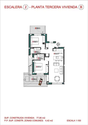 Image No.12-2 Bed Penthouse for sale