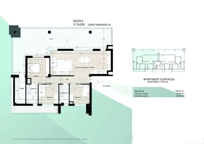 Image No.18-3 Bed Apartment for sale