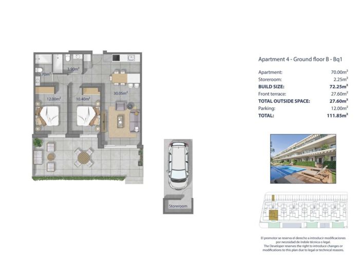 Image No.12-2 Bed Apartment for sale