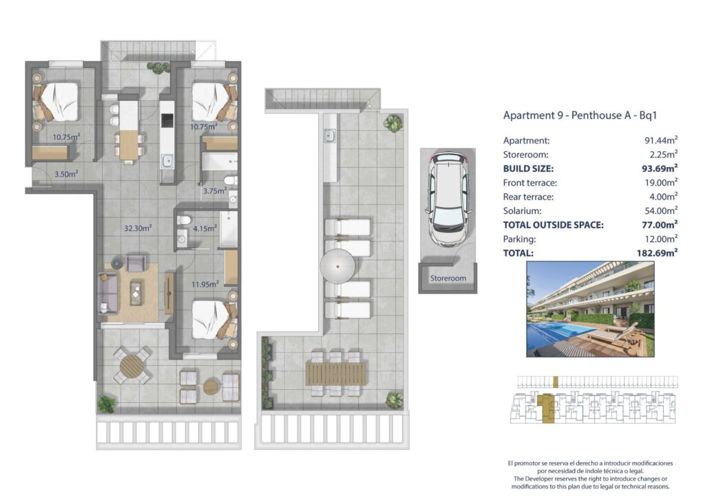 Image No.13-3 Bed Penthouse for sale