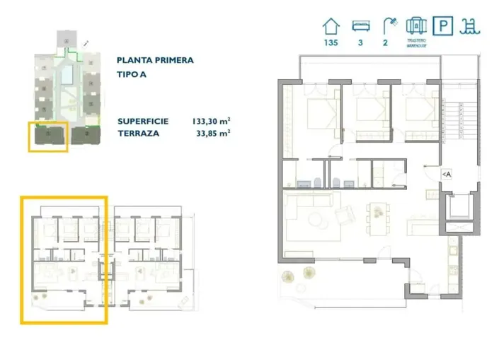 Image No.5-3 Bed Apartment for sale