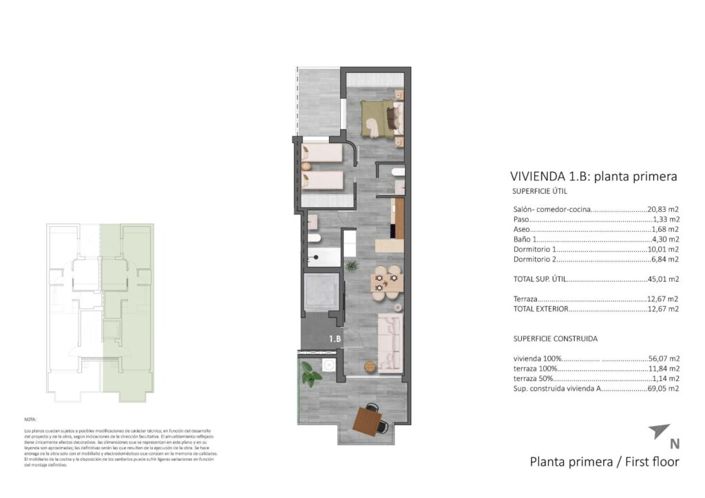 Image No.22-2 Bed Apartment for sale