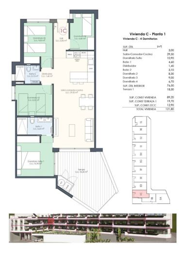 Image No.33-4 Bed Apartment for sale