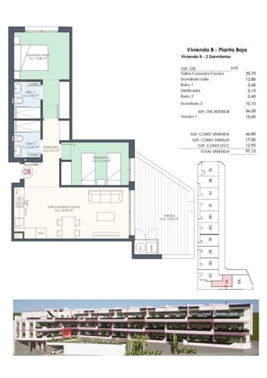 Image No.33-Apartamento con 2 dormitorios en venta