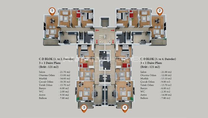 Image No.13-Appartement de 3 chambres à vendre à Antalya