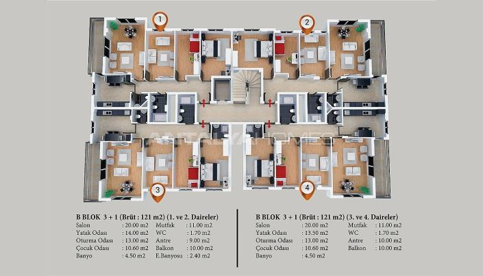 Image No.14-Appartement de 3 chambres à vendre à Antalya