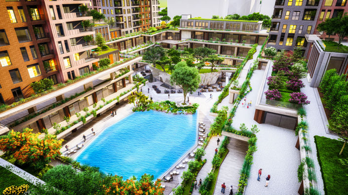 Image No.3-Appartement de 1 chambre à vendre à Bahcelievler