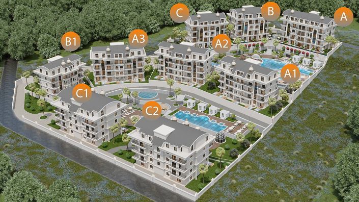 Image No.3-Appartement de 3 chambres à vendre à Turkler