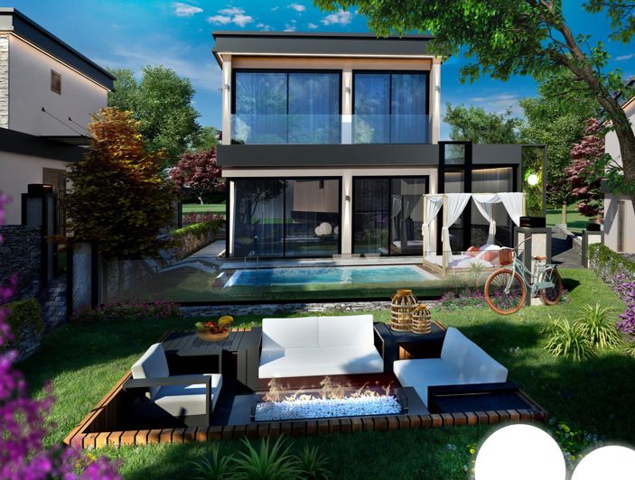 Image No.3-Maison / Villa de 3 chambres à vendre à Bogaziçi