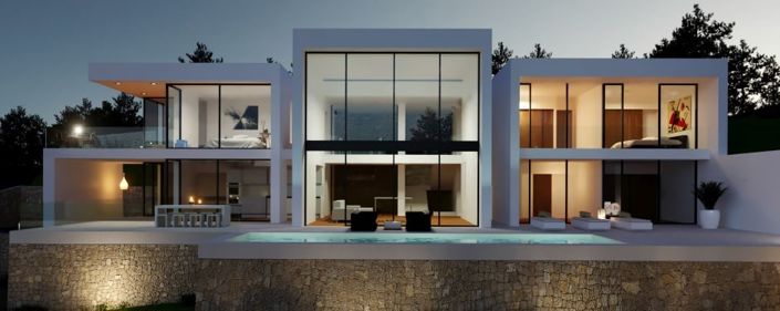 Image No.1-Maison / Villa de 5 chambres à vendre à Javea