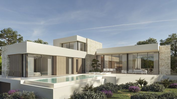 Image No.1-Maison / Villa de 4 chambres à vendre à Teulada