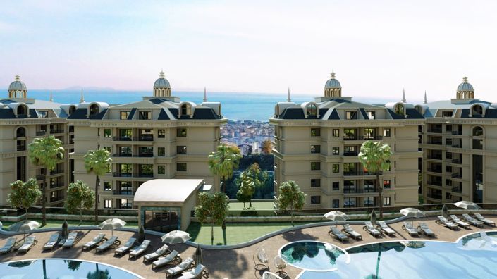 Image No.2-Appartement de 2 chambres à vendre à Çiplakli