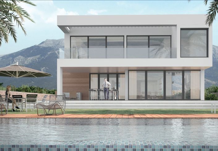 Image No.1-Maison / Villa de 4 chambres à vendre à Mijas