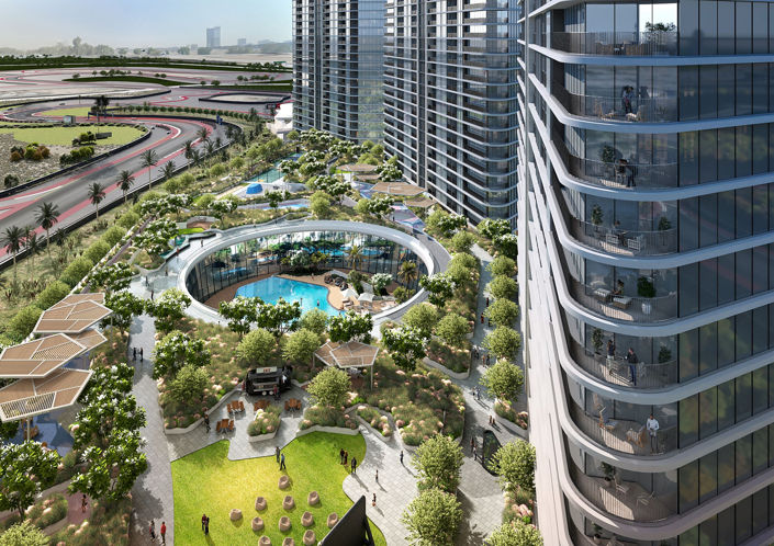 Image No.3-Appartement de 1 chambre à vendre à Dubai