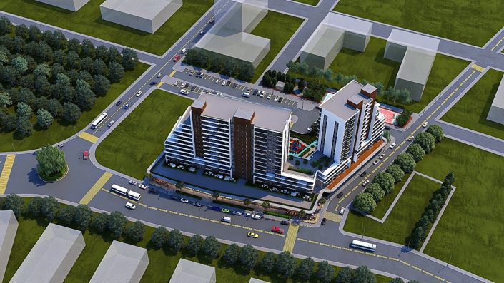 Image No.3-Appartement de 2 chambres à vendre à Kazimdirik