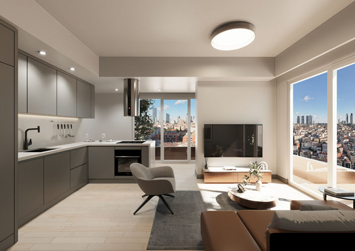 Image No.11-Appartement de 1 chambre à vendre à Kagithane