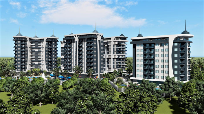 Image No.11-Appartement de 1 chambre à vendre à Avsallar