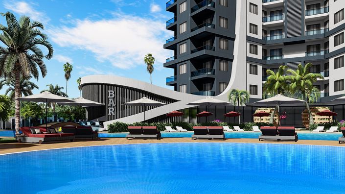 Image No.17-Appartement de 1 chambre à vendre à Avsallar