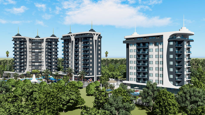 Image No.5-Appartement de 1 chambre à vendre à Avsallar