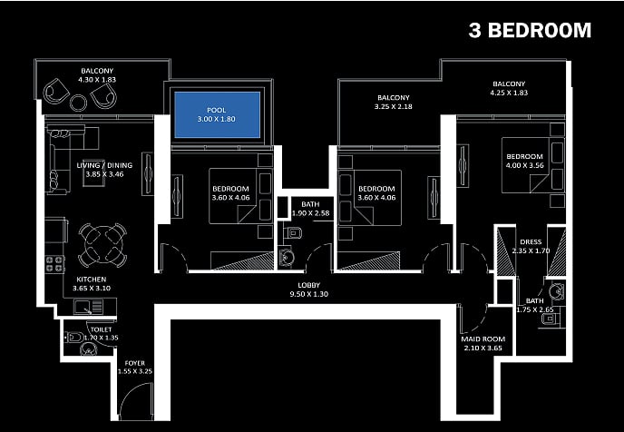 Image No.19-1 Bed Apartment for sale