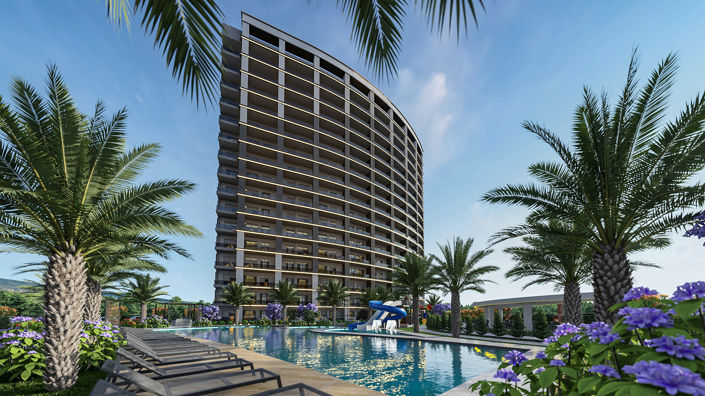 Image No.2-Appartement de 1 chambre à vendre à Tömük