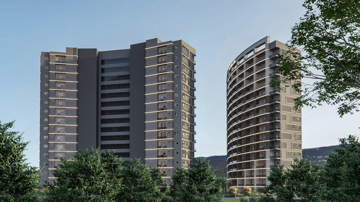 Image No.3-Appartement de 1 chambre à vendre à Tömük