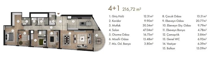 Image No.15-3 Bed Apartment for sale