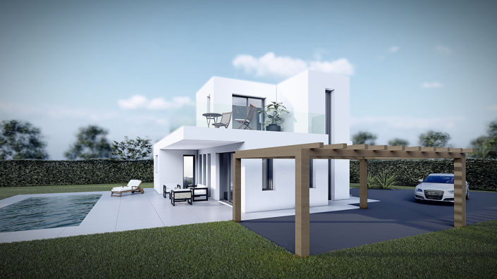 Image No.2-Maison / Villa de 3 chambres à vendre à Calpe