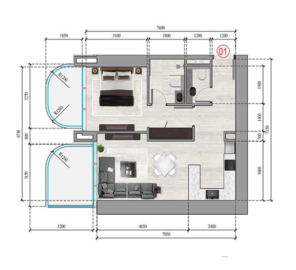 Image No.11-2 Bed Apartment for sale