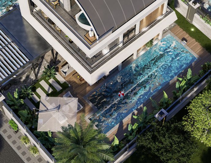 Image No.2-Maison / Villa de 3 chambres à vendre à Konakli