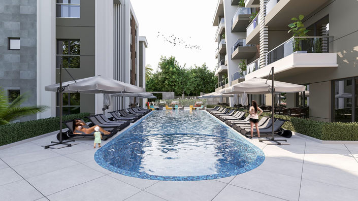 Image No.12-Appartement de 1 chambre à vendre à Ikiçesmelik