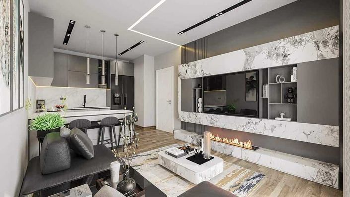 Image No.17-Appartement de 1 chambre à vendre à Ikiçesmelik