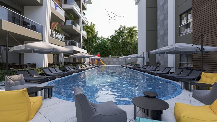 Image No.2-Appartement de 1 chambre à vendre à Ikiçesmelik