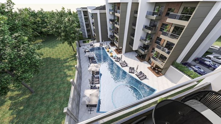 Image No.3-Appartement de 1 chambre à vendre à Ikiçesmelik