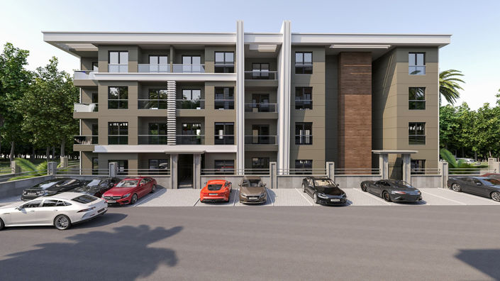 Image No.4-Appartement de 1 chambre à vendre à Ikiçesmelik