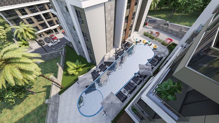 Image No.5-Appartement de 1 chambre à vendre à Ikiçesmelik