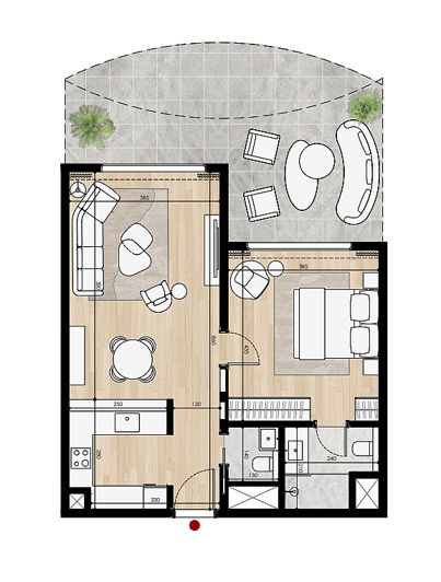 Image No.18-1 Bed Apartment for sale