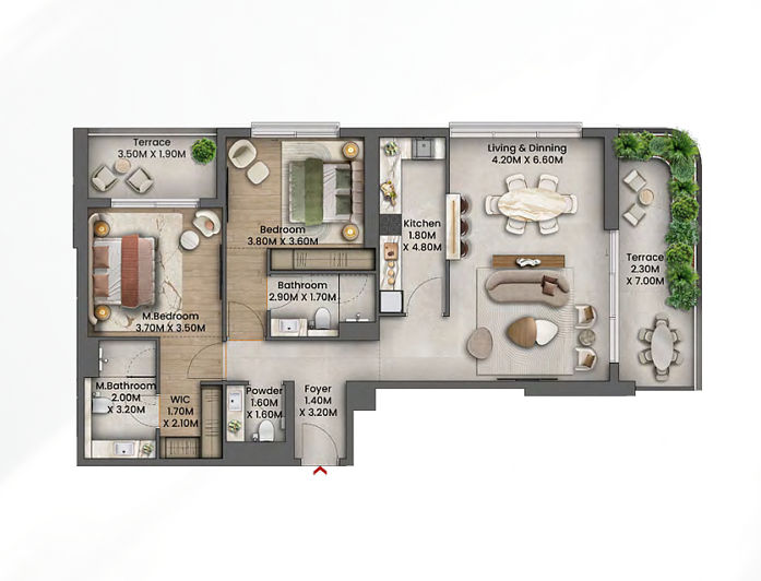 Image No.20-2 Bed Apartment for sale