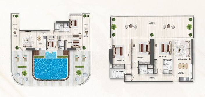 Image No.16-3 Bed Apartment for sale