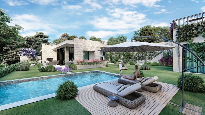 Image No.3-Maison / Villa de 4 chambres à vendre à Yalikavak